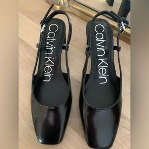 Calvin Klein Black Dress Sandals